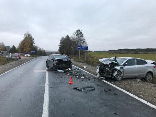 В Архангельской области девушка выехала на встречную полосу и устроила лобовое ДТП 