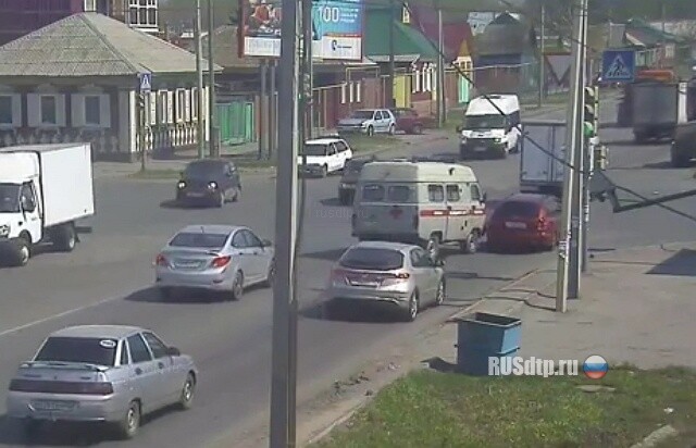 Небольшое ДТП в Омске 