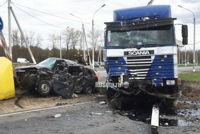 Водитель «Калины» погиб в ДТП с фурой на Юго-Западном обходе Смоленска 