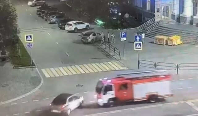 В Кургане пьяный водитель при повороте налево не пропустил пожарную машину