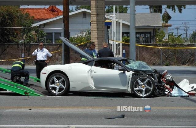 Пьяный на Hyundai устроил смертельное ДТП и уничтожил Ferrari 458 Italia 