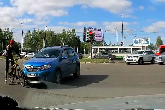 ДТП с велосипедистом в Ярославле