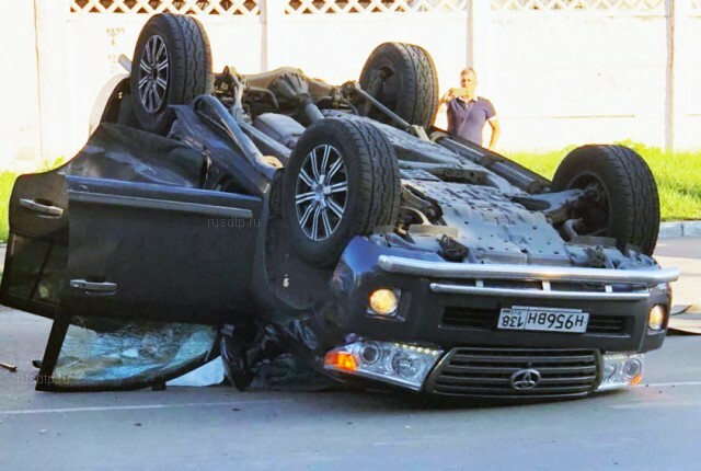 Жесткое ДТП в Ангарске попало на видео 