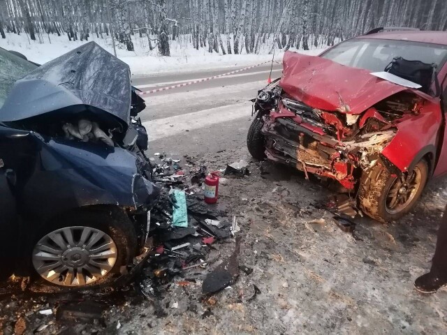 «Обгоняла в запрещённом месте»: Renault и Lifan столкнулись в Челябинской области 