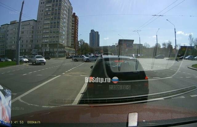 Авария с участием милиции в Минске