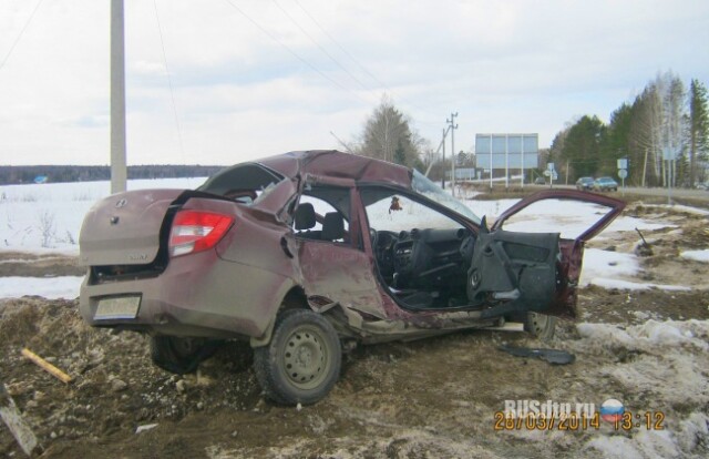 Под Ижевском в ДТП погибли двое пенсионеров 