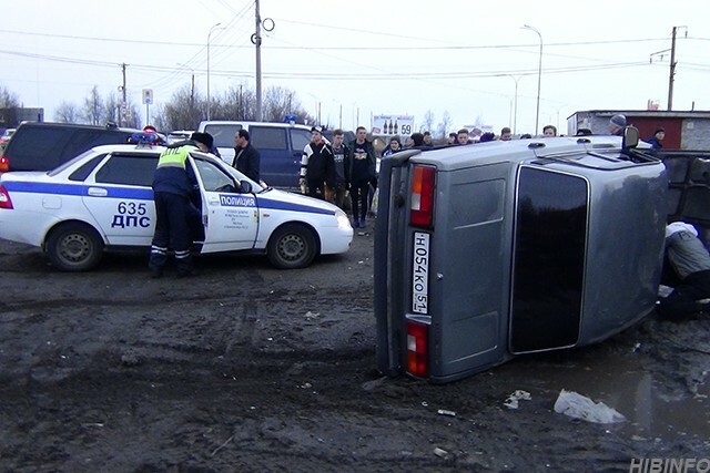 В Апатитах пьяный водитель попал в ДТП, скрываясь от погони 