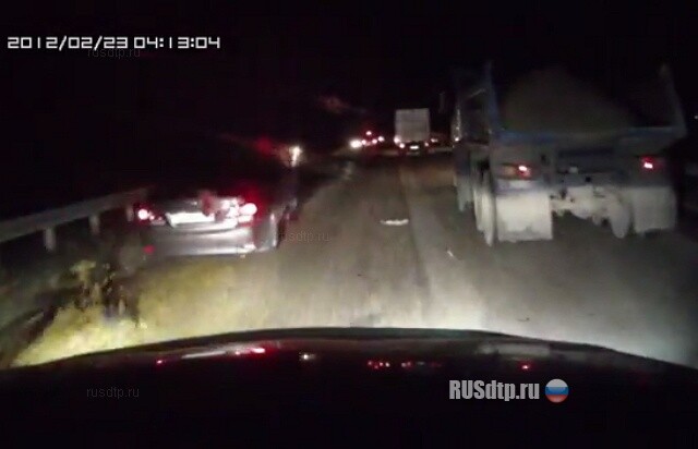 Переехал корову 