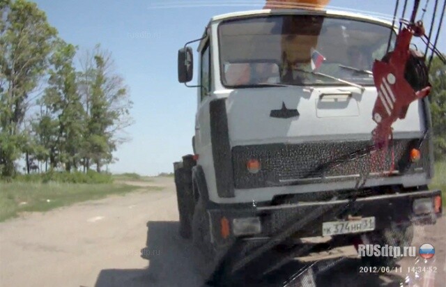 Поплатился за слепой разворот 