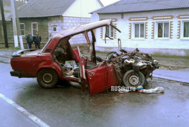 В Курской области в ДТП с участием ВАЗа и КАМАЗа погибли женщина и ребенок 