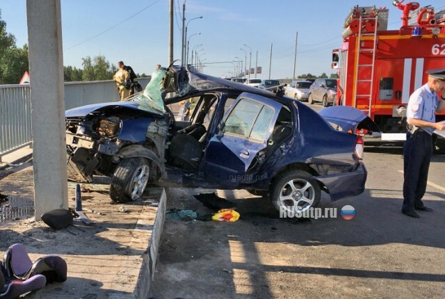 Пассажир автомобиля погиб в ДТП на Желнинском виадуке в Дзержинске 