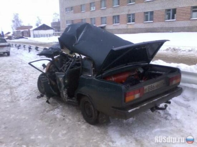Авария в Сухиничах Калужской области 