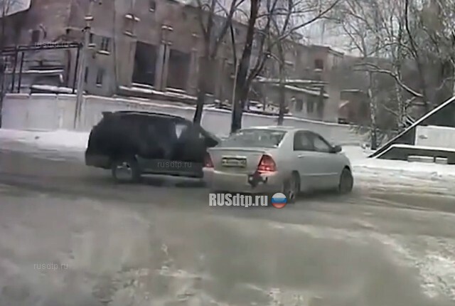 ДТП с участием автоледи в Новокузнецке