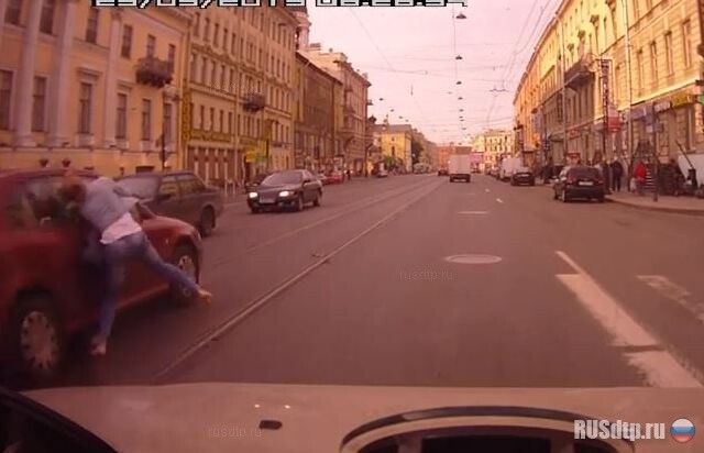 На пешеходном 