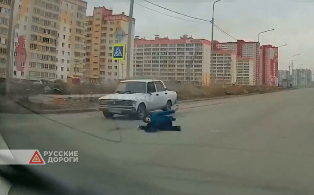 ВАЗ-2107 сбил пешехода на улице Петухова в Новосибирске 