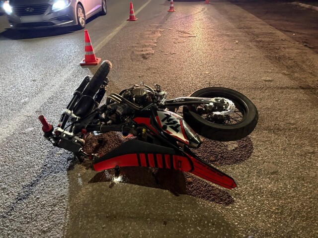 В Удмуртии девушка на «Ладе» не уступила дорогу питбайку под управлением подростка