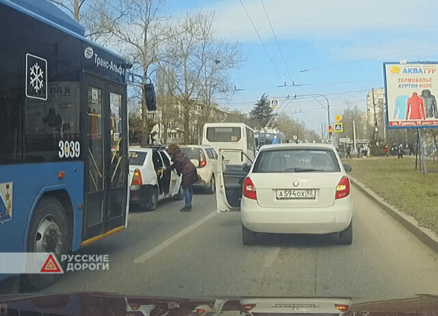Случай на дороге в Севастополе