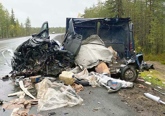 Водители грузовиков погибли в ДТП на трассе «Кола» в Карелии 