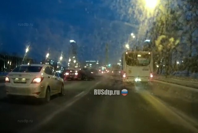 Авария 1 марта утром на Пулковском шоссе