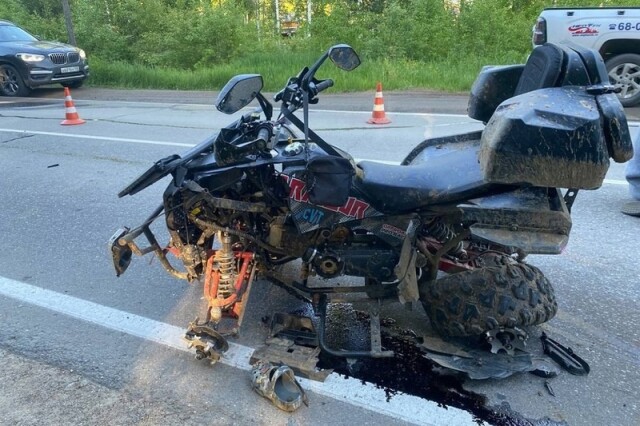 В Татарстане школьник погиб, пытаясь уйти на квадроцикле от полицейской погони 