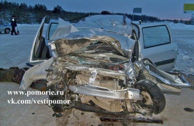 В Архангельской области невнимательность водителя КАМАЗа привела к гибели пяти человек 
