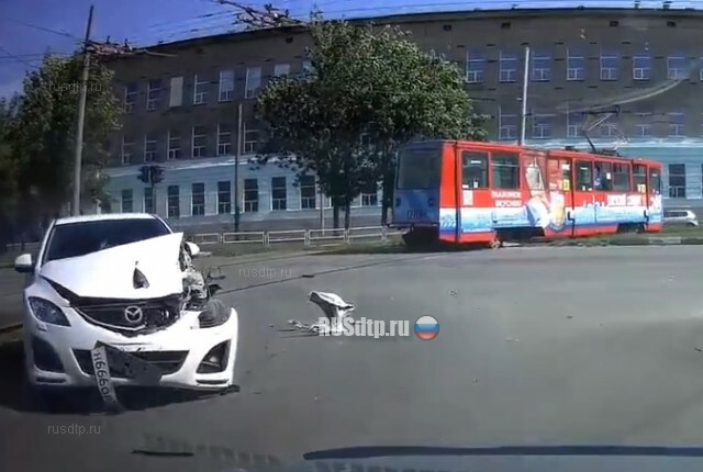 ДТП с трамваем в Челябинске