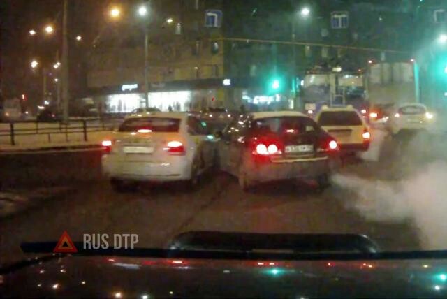 ДТП с участием такси в Новокузнецке