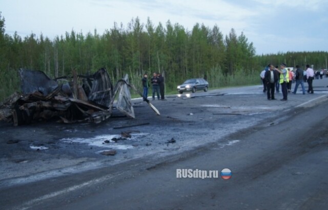«Газель» взорвалась вместе с водителем 