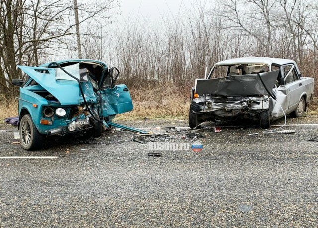 Трое погибли в лобовом столкновении «Жигулей» на Кубани 