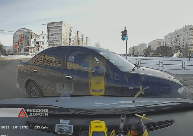 Авария на перекрестке в Копейске Челябинской области