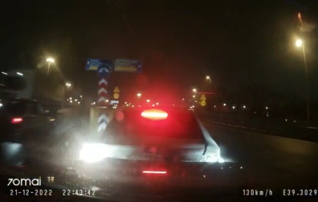 Два автомобиля столкнулись на трассе М-4 в Воронеже