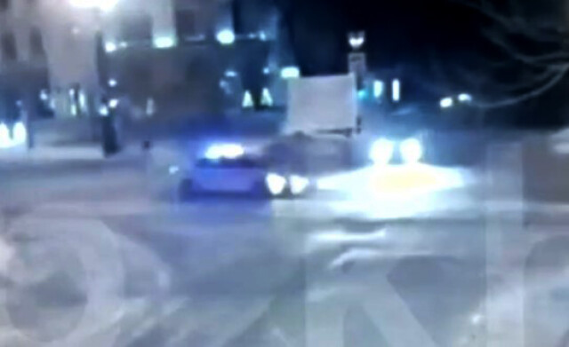 ДТП года в Хабаровске: две патрульные машины столкнулись на перекрестке