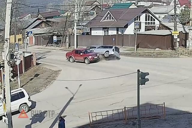 ДТП в Усть-Куте на перекрестке