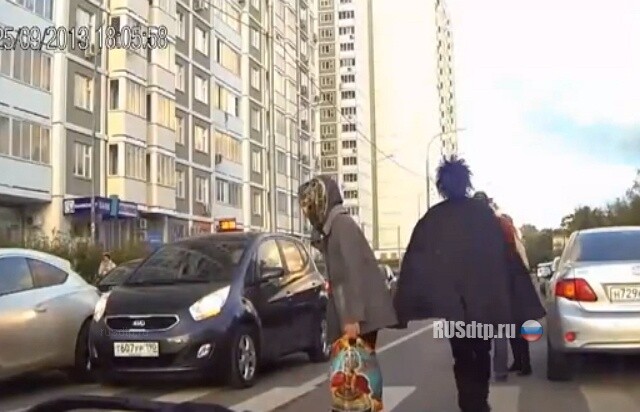 Драка на дороге 