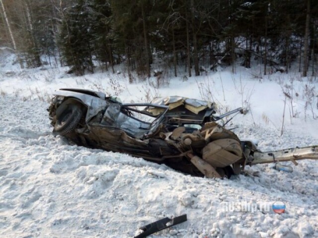 В Пермском районе разбился CITROEN-XANTIA 