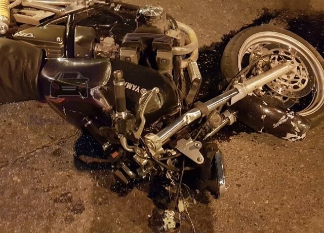 В Красноярске в ДТП погиб мотоциклист. ВИДЕО 