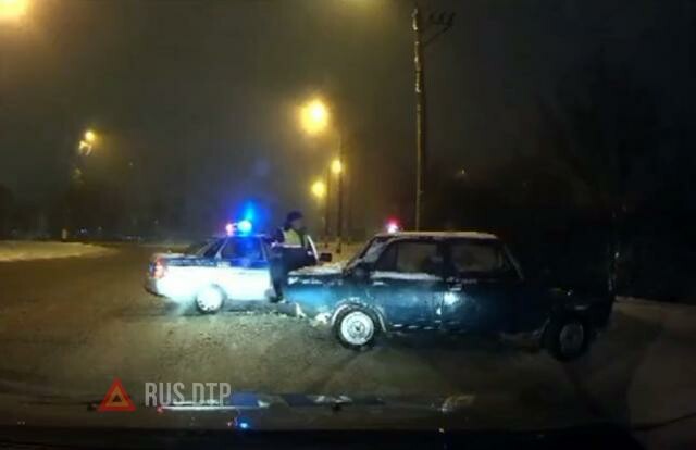Погоня за пьяным водителем в Сызрани