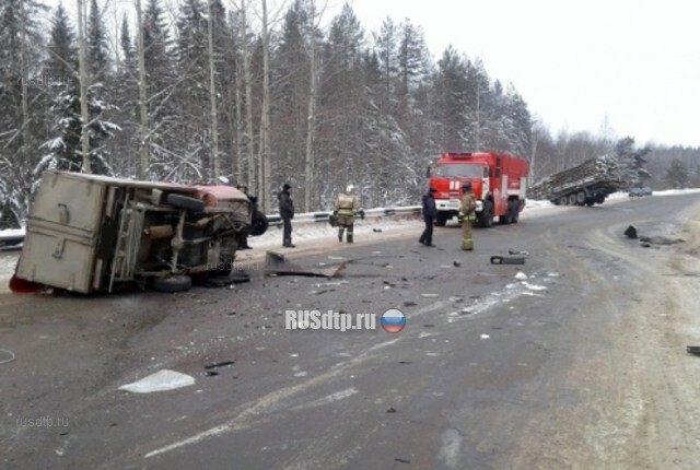 Водитель \»каблука\» погиб в ДТП с лесовозом на трассе Нижний Новгород – Киров 