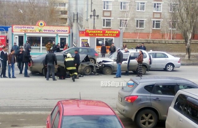 Лобовое столкновение в Омске 