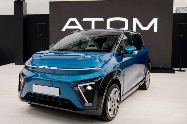 Представлен компактный российский электромобиль под названием «Атом» 
