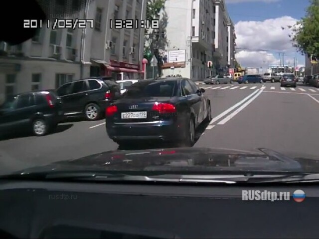 ДТП на Таганке на видеорегистратор 