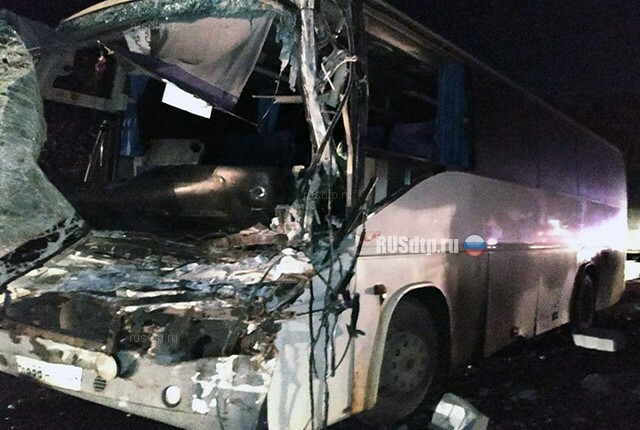 Под Тюменью в ДТП с участием автобуса и грузовика погиб человек 