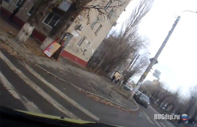 Подбили даму на Киа 