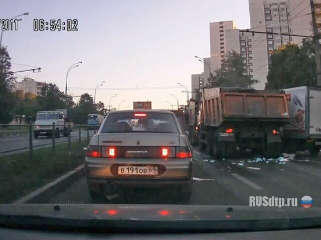 Авария на видеорегистратор в Москве 