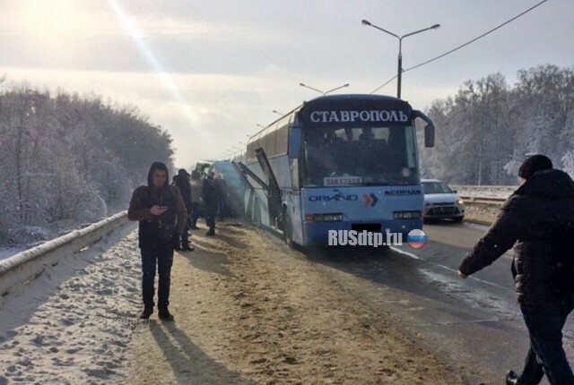 6 человек пострадали в ДТП с участием двух автобусов на трассе М-2 «Крым» 
