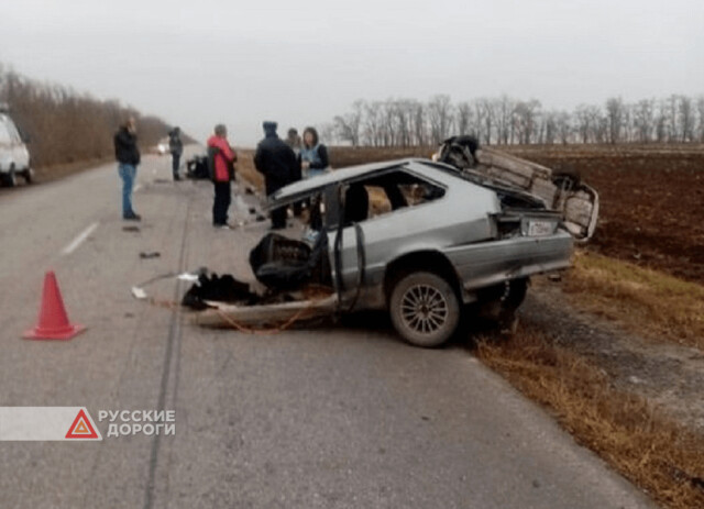 Отец и сын разбились в ДТП в Ростовской области 