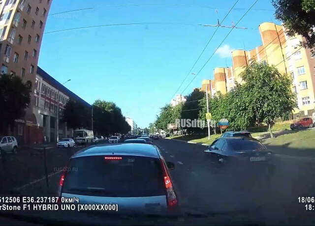 ДТП на улице Гагарина в Калуге