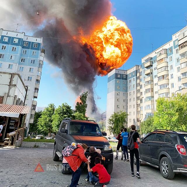 В Новосибирске произошел взрыв на газозаправочной станции 