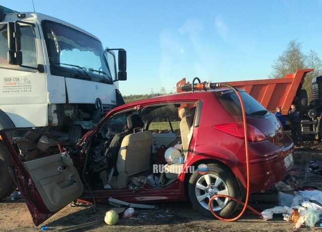 Видеорегистратор запечатлел момент смертельного ДТП на Мурманском шоссе 