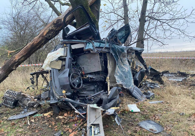 BMW разорвало на части в результате ДТП на трассе «Кавказ» 